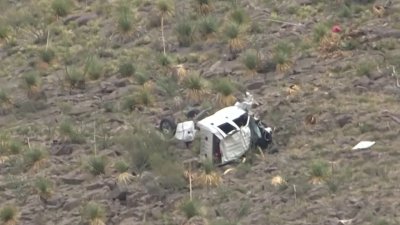 Auto cae de un precipicio en la zona centro de El Paso