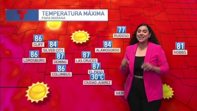Temperatura en los altos 80s y fresco por la noche