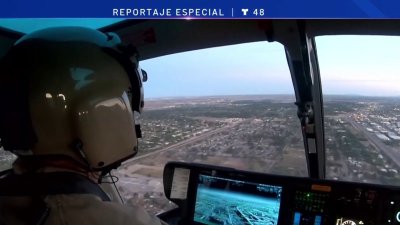 Operación frontera segura: un recorrido aéreo vigilando la migración