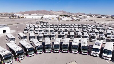 Por fin, estrena Ciudad Juárez nuevo transporte público JuárezBus