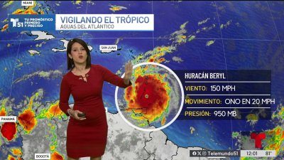 El poderoso huracán Beryl toca tierra con vientos de 150 mph