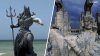 Residentes aseguran que dios maya se molestó por estatua de Poseidón en playas de Yucatán