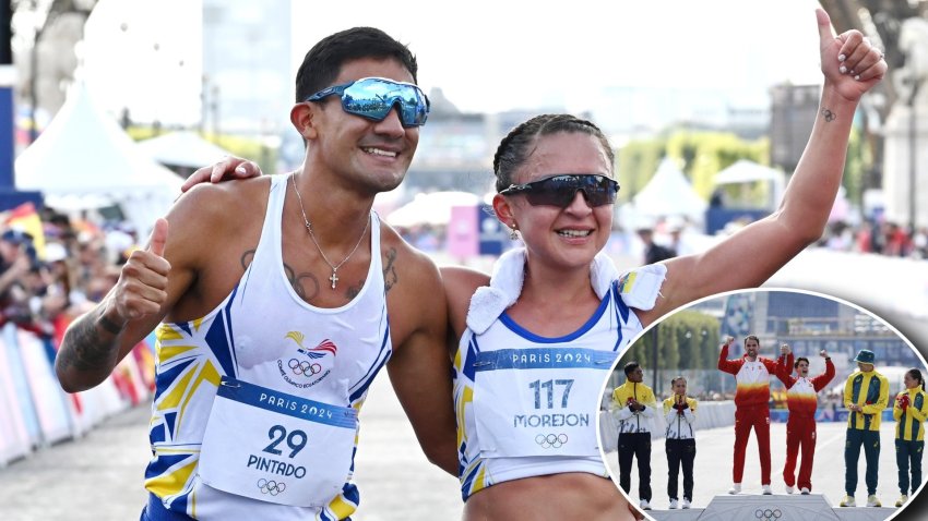 Ecuador conquista otra medalla gracias a Pintado y Morejón en relevos mixtos de marcha olímpica