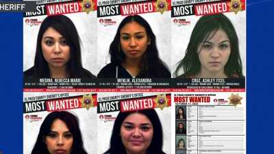 Cinco mujeres son las más buscadas por el Sheriff de El Paso