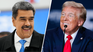 Nicolás Maduro y Donald Trump en fotos de archivo.