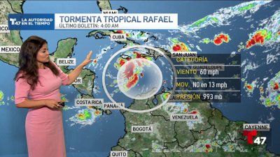 Azotaría varias islas del Caribe y EEUU: ¿Cuál es la trayectoria de la tormenta tropical Rafael?