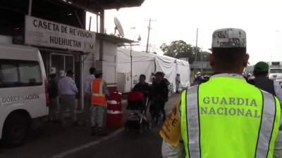 Caravana migrante sale del sur de México