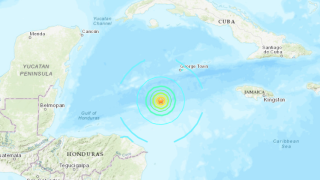 El terremoto sacudió el Caribe.