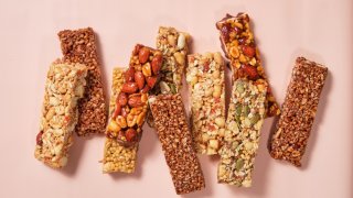 Fotografía genérica de barras de granola.