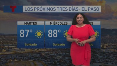 Días calurosos en la región y condiciones tranquilas