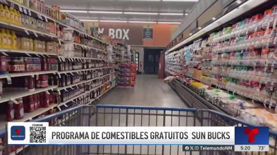 Beneficio de comestibles para familias de NM