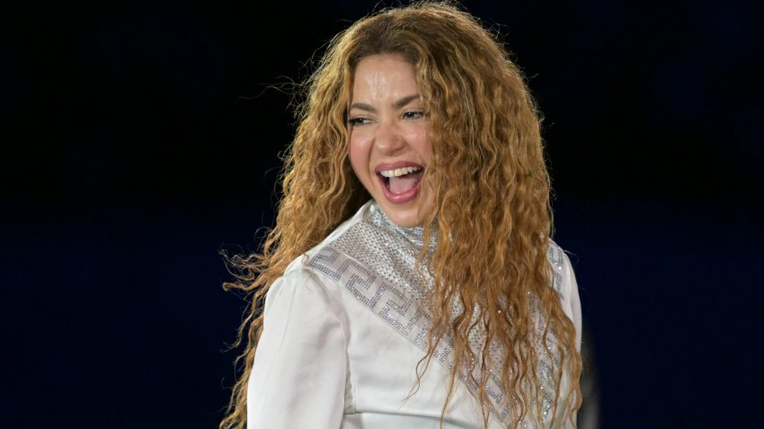 Colombian singer Shakira performs during her ‘Las Mujeres ya no Lloran’ world tour in Buenos Aires on March 7, 2025. (Photo by JUAN MABROMATA / AFP) (Photo by JUAN MABROMATA/AFP via Getty Images)
