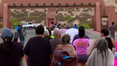 Protestan residentes de Sunland Park en contra de la compañía de agua CRRUA