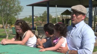 Un día del padre especial para una familia fronteriza