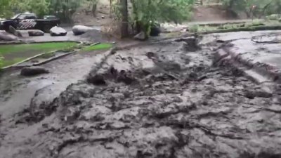 Lluvia provoca fuertes inundaciones en Ruidoso, NM