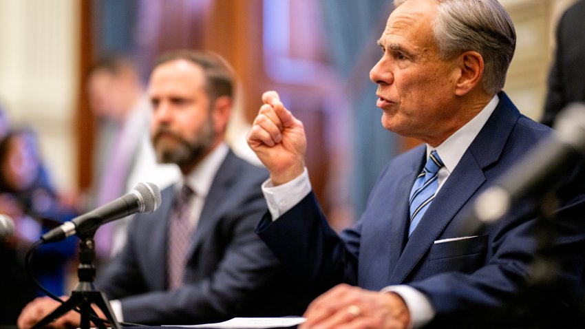 AUSTIN, TEXAS – APRIL 23: Gov. Greg Abbott speaks during a bill signing in the State Capitol on April 23, 2025 in Austin, Texas. Senate Bill 14 introduces and establishes a new Texas Regulatory Efficiency Office which seeks to create better practices within state agencies and terminate unnecessary regulations. (Photo by Brandon Bell/Getty Images)