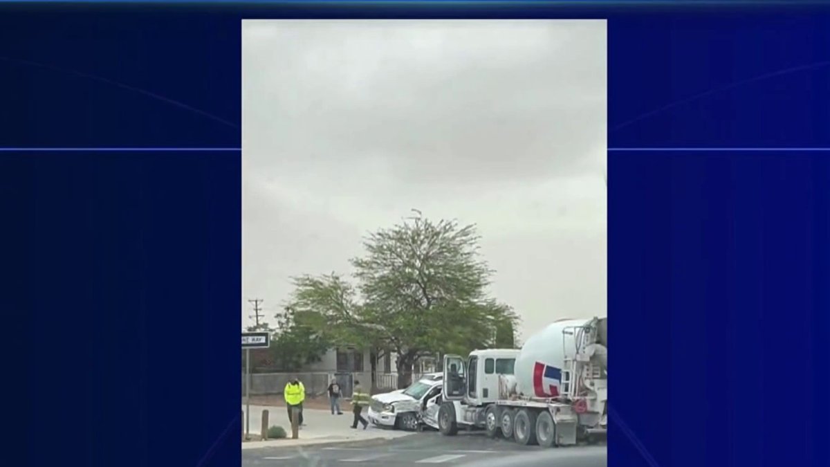 Accidente en cadena de tres autos; hay un herido – Telemundo El Paso (48)