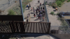 Organizan partido de volleyball en pleno muro fronterizo entre Juárez y El Paso